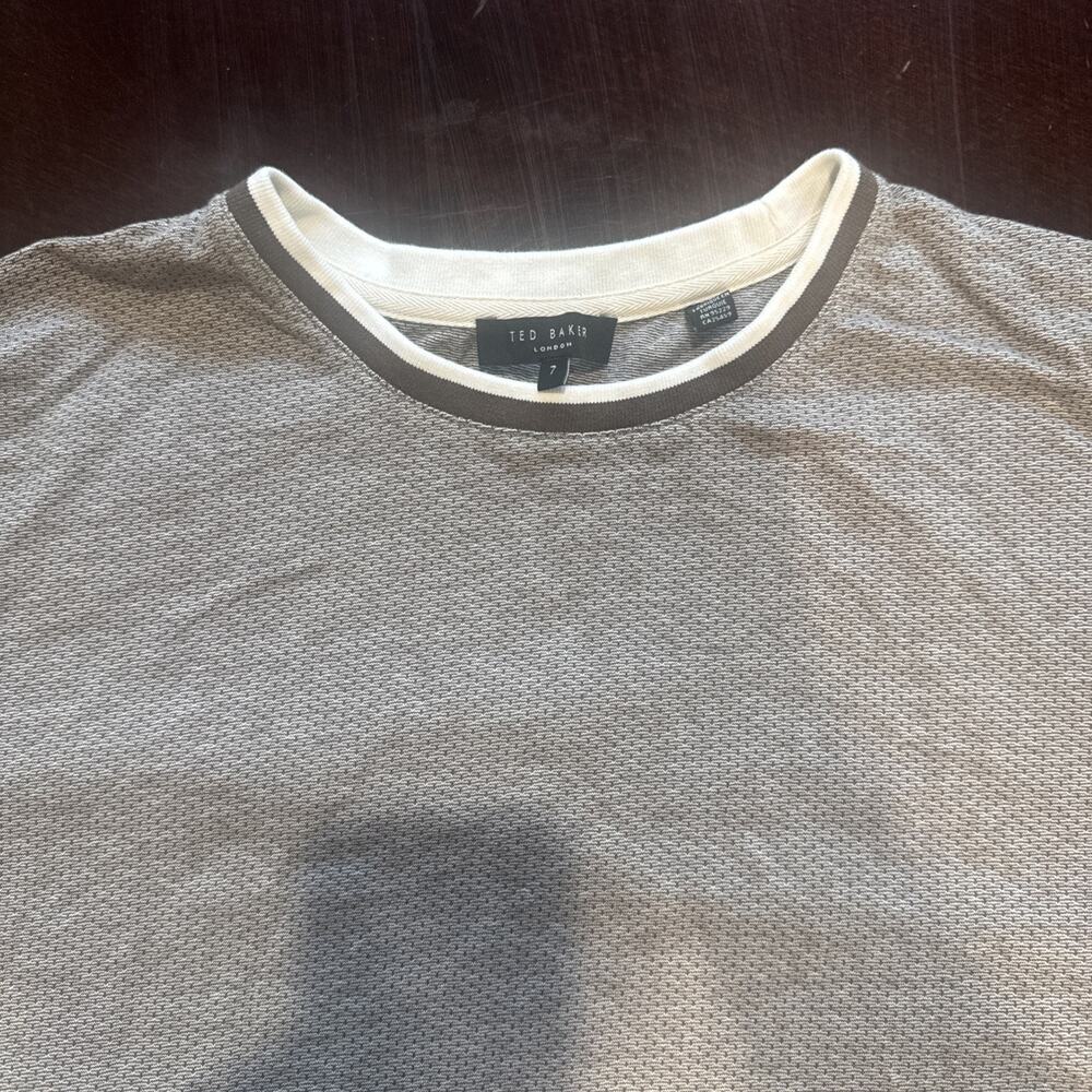 Ted Baker Mens Short Sleeve Shirt Size 7. 0030